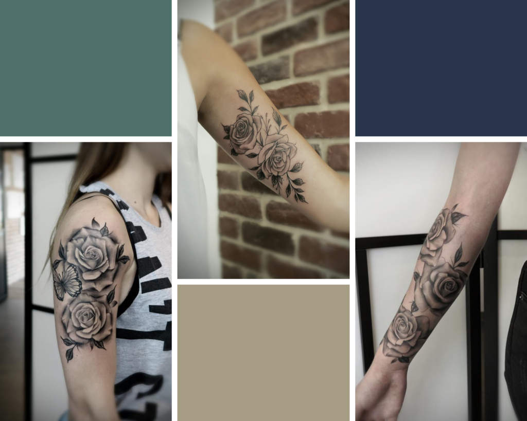 tatouage de rose